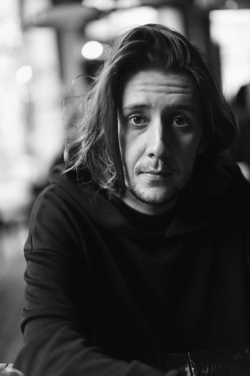 Anton Lev — black-and-white portrait